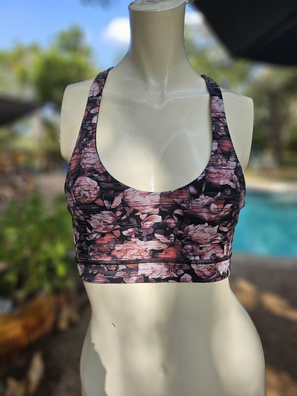 lululemon athletica Break Free Peony Floral Racerback Sports Bra 4